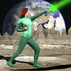 Green Moon Beam by Jon Volden