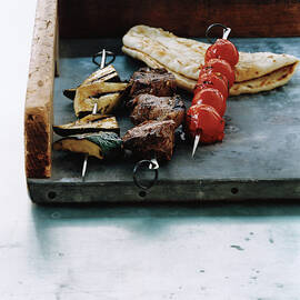 Herbed Lamb Kebabs by Romulo Yanes