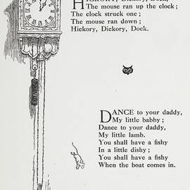 Hickory Dickory Dock A Mouse Runs Down From A Striking Clock by European School