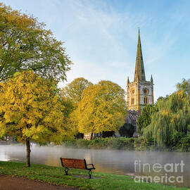 Holy Trinity Church in the Autumn at Sunrise by Tim Gainey