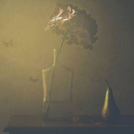 Hydrangea And Pear by Delphine Devos