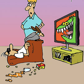 I Think This 3d Tv Will Take Some Getting Used To, Dear by Brian Fray