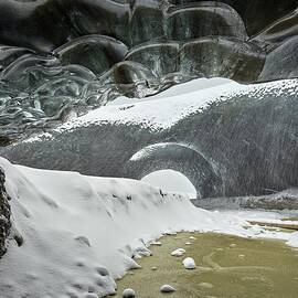 Ice Cave Of Vatnajokull Glacier At Jokulsarlon Glacial Lake, Austurland, Iceland by Mark Robertz