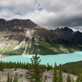 Icefields Parkway, Bow Pass, Peyto Lake by John Elk Iii