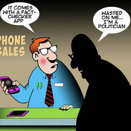 It Comes With A Fact-checker App by Mark Lynch