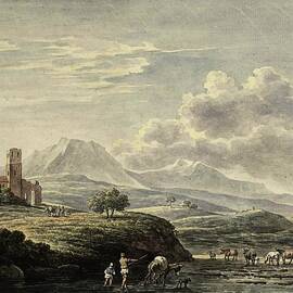 Italian landscape. by Daniel Dupre