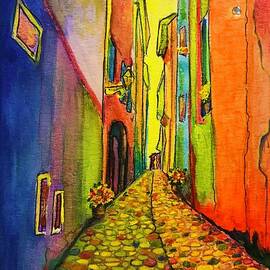 Italy street summer afternoon by Ella Boughton