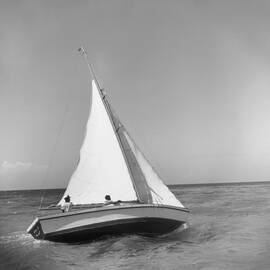 Jamaica Sea Sailing by Slim Aarons