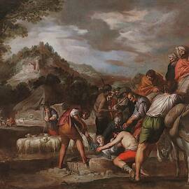 'Joseph Sold by His Brothers'. 1655 - 1660. Oil on canvas. by Antonio del Castillo y Saavedra -1616-1668-