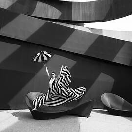 Jump In B/w by Shlomo Waldmann
