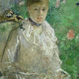 L'ete - summer, 1880 Oil on canvas, 676 x 61 cm. by Berthe Morisot -1841-1895-