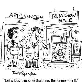 Let's Buy The One That Has The Game On by Dave Carpenter