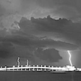 Lightning Pano by Joe Leone