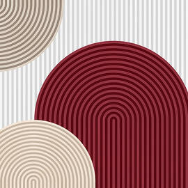 Lines and semicircles 4 by Vitor Costa