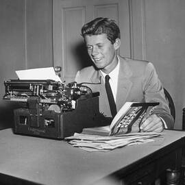 Literary Jfk by Hulton Archive