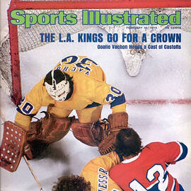 Buy Now - Rogie Vachon Los Angeles Kings Goalie Mask Hockey T-Shirt
