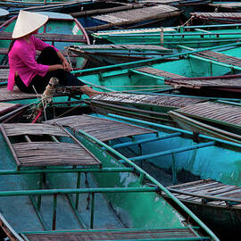 Floating Market, Bangkok, Thailand Tote Bag by Mint Images/ Art Wolfe 