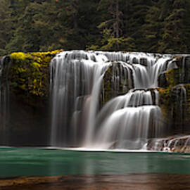Lower Lewis Falls Pano by Ryan Smith