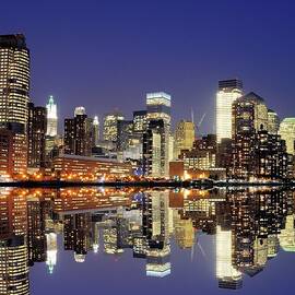 Lower Manhattan Skyline by Sean Pavone