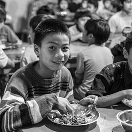 Lunch In Orphanage by Mihaela Nastase