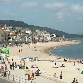 Lyme Regis Beach by John Edwards