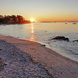 Lynch Park Beach at Sunrise Beverly MA by Toby McGuire