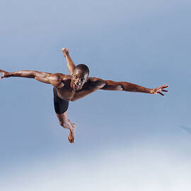 Man Jumping by Martin Barraud
