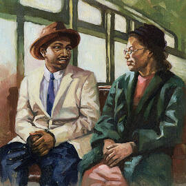 Martin And Rosa Up Front, 2001 by Colin Bootman