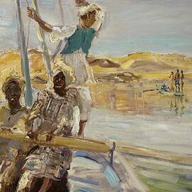 Max Slevogt Pirates. Date/Period 1914. Painting. Oil on canvas. by Max Slevogt