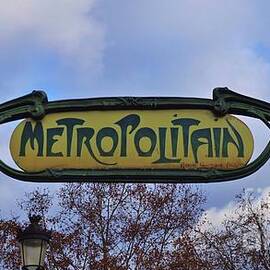 Metropolitain Sign, Paris by Poet's Eye