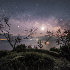 Milky Way At Twilight by Awakari