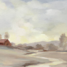 Monochromatic Farm View by Silvia Vassileva