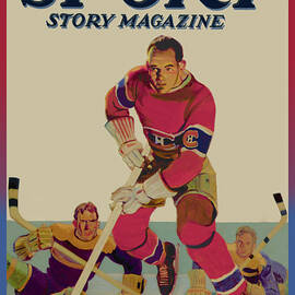 Vintage Hockey Art 1932