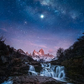Mt. Fitz Roy At Dawn by Chao Feng