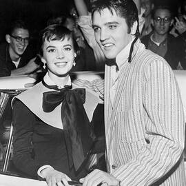 Natalie Wood And Elvis Presley by Bettmann