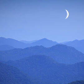 New Moon In The Montenegro Mountains by Dtokar