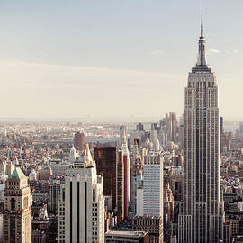 New York City Evening View by Naphtalina
