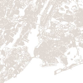 New York Map by 1x Studio Ii