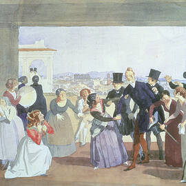 October Celebration In Rome, 1842