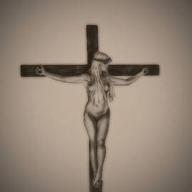 Old effect Crucifix I by Ramon Martinez