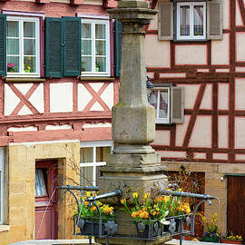 Old half-timbered houses in Waldenbuch Germany by Matthias Hauser
