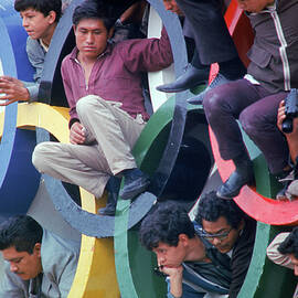Olympics Fans by Bill Eppridge