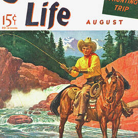 Outdoor Life Magazine Cover August 1941 by Outdoor Life