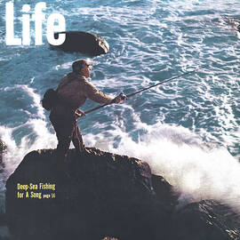 Outdoor Life Magazine Cover August 1957 by Outdoor Life
