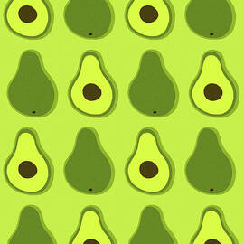 Pattern of Avocados by CSA Images