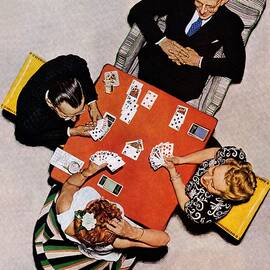 Playing Cards by Norman Rockwell