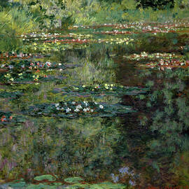 Pond With Water Lilies By Monet by Artist - Claude Monet