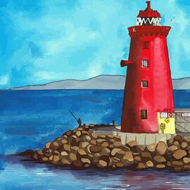 Poolbeg Lighthouse by Terri Kelleher