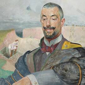 Portrait Of Erazm Barcz by Jacek Malczewski