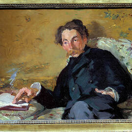 Portrait Of The French Poet And Writer Stephane Mallarme (1842-1883), 1876 (oil On Canvas) by Edouard Manet